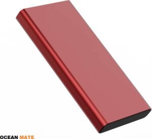 OCEAN MATE 10000 mAh 22 W Mini Pocket Size Power Bank (Red, Lithium Polymer, Fast Charging for Mobile, Smartwatch, Speaker, Tablet, Trimmer)