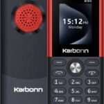 KARBONN K101i Dual SIM,Keypad Mobile,1.8”LCD,1000mAh Battery,TypeC USB,Memory Up to32GB (Black Red)