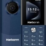 KARBONN K160Pop Dual SIM,Keypad Phone 1.8”LCD,1000mAh Battery,Camera,ExpandableUpto32GB (Dark Blue Black)