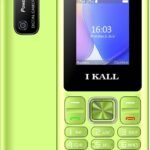 I Kall K22-Keypad Mobile Phone with 1000mAh Battery, Crystal Keypad, Vibration (Green)
