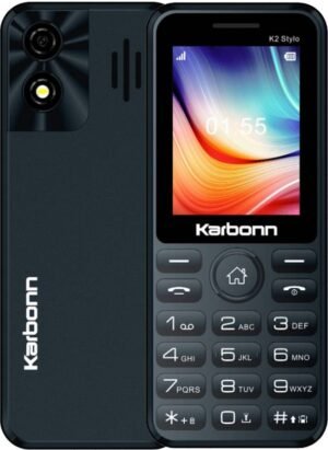KARBONN K2Stylo,Keypad Mobile 2.4''LCD 1750 Battery Type C Memory Card 32GB (Black)