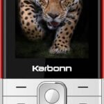 KARBONN K31 Dual Sim Keypad Phone|1750 mAh Battery|0.3MP Camera|Expandable Upto 32 GB (White & Red)