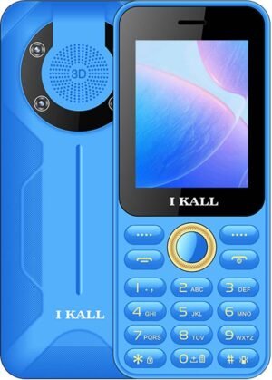 I Kall K444 Keypad Mobile Phone with 2.4inch Display, 2500mAh Battery (Blue)