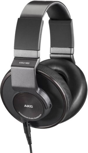 AKG K553 MKII Closed-back Studio Wired Gaming (Black, On the Ear)