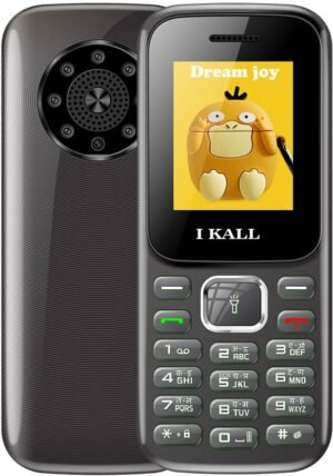 I Kall K76 -Keypad Mobile Phone with 1000mAh Battery, Crystal Keypad, Vibration (Black)