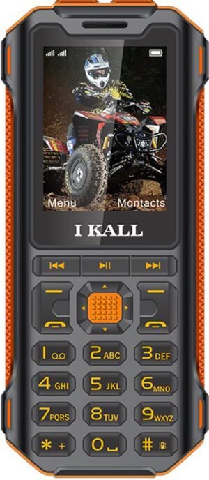 I Kall K99Pro Multimedia Keypad Mobile Phone, 2.4 inch Display, 4 SIM Compatibility (Black)