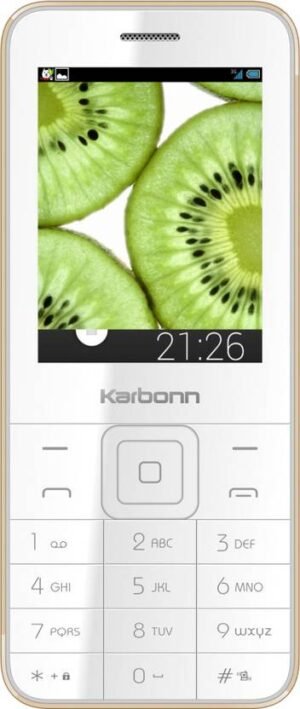 KARBONN K Phone 1 (White, Champagne)