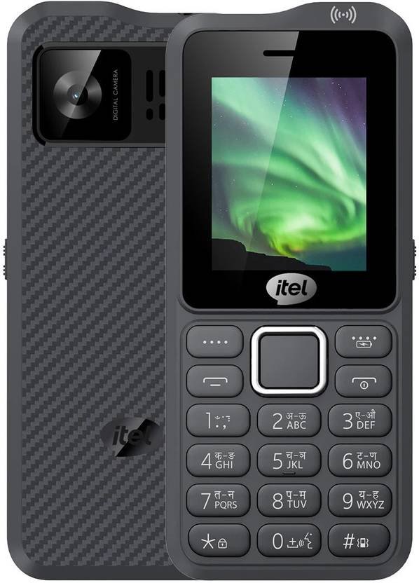itel King Signal Keypad Mobile | Type C Charging | Auto Call recording | Triple Sim (Black)