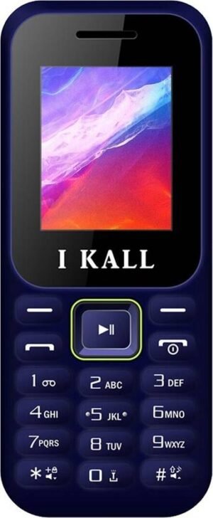 I Kall King Talking, Contact icon and Auto Call Recording (Dark Blue)