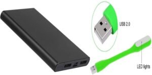 MIMO BINORI 12000 mAh Power Bank (Black, Lithium Polymer, for Mobile)