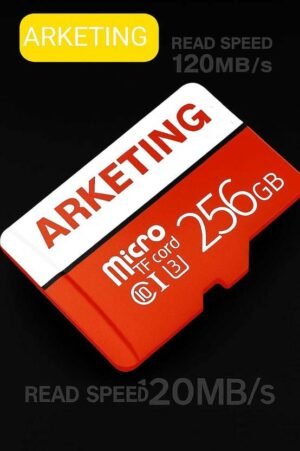 ARKETING KW/256 KE/256 256 GB MiniSD Card Class 10 120 MB/s Memory Card Compatible with Camera, Gaming Console, Mobile, Tablet