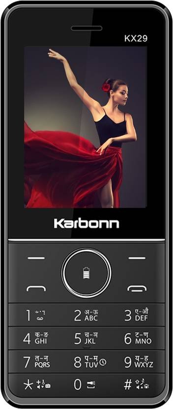 KARBONN KX29 DS Keypad Mobile|3000 mAh Battery|0.3MP Rear Camera|Expandable Upto 32 GB (Black + Red)