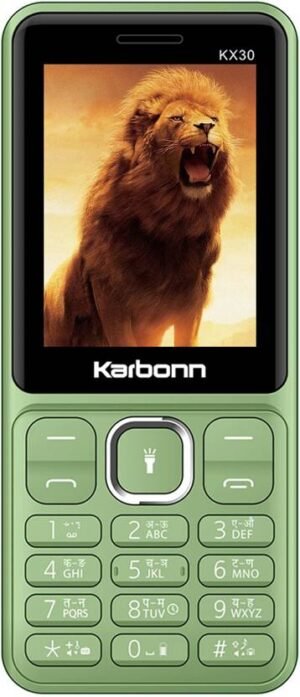 KARBONN KX30 Dual Sim Keypad Mobile|1200 mAh Battery|0.3MP Camera|Expandable Upto 32 GB (Emerald Green)