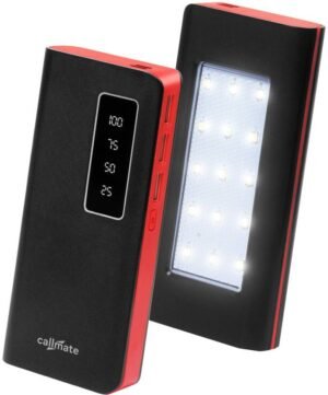 Callmate 10000 mAh 12 W Power Bank (Red, Lithium-ion, Fast Charging for Mobile)