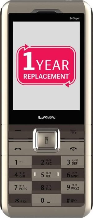 LAVA 34 Plus (Gold, Brown)