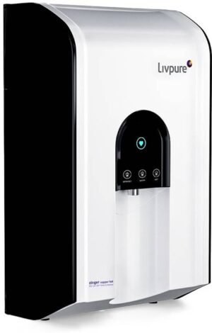 LIVPURE LIV-ZINGER-HOT-HR 6.5 L RO + UV + UF + Minerals + Copper Water Purifier 7 STAGE ADVANCED PURIFICATION WITH HR TECHNOLOGY & TOUCH DISPLAY |� INSTANT HOT, WARM AND AMBIENT�WATER (White)