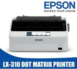 Epson LX-310 Dot Matrix Printer Single Function Monochrome Dot Matrix Printer (Ink Cartridge)
