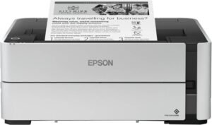 Epson M1140 Single Function Monochrome Ink Tank Printer (Black Page Cost: 15 Paise | Borderless Printing)