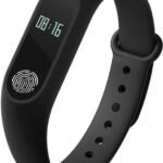 Bingo Smart Fitness Band (Black Strap, Size : Regular)