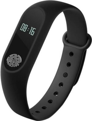 Bingo Smart Fitness Band (Black Strap, Size : Regular)