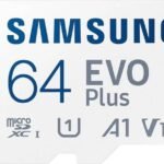 SAMSUNG MB-MC64SA/IN EVO Plus 64 GB MicroSDXC Class 10 160 MB/s Memory Card Compatible with Camera, Computer, Gaming Console, Mobile, Tablet (With Adapter)