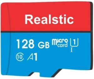 Realstic Memory Card Micro Sd Card / MMC Ultra 128 GB MicroSD Card Class 10 130 MB/s Memory Card Compatible with Mobile, Tablet, Camera