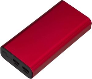FAHIG 60000 mAh 15 W Compact Pocket Size Power Bank (Red, Lithium Polymer, Fast Charging, Power Delivery 2.0, Quick Charge 2.0 for Earbuds, Mobile, Smartwatch, Smartband, Speaker, Speaker, Tablet, Trimmer)