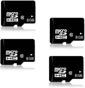 Inquisitive Pack of 4 micro SD 8GB memory Card High-Performance for All Supported Gadgets Pro 8 GB MicroSD Card Class 10 48 MB/s Memory Card Compatible with Mobile