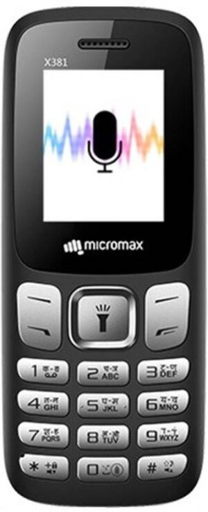 Micromax X381 (Black)
