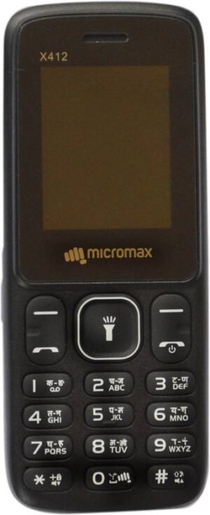 Micromax X412 (Black & Grey)