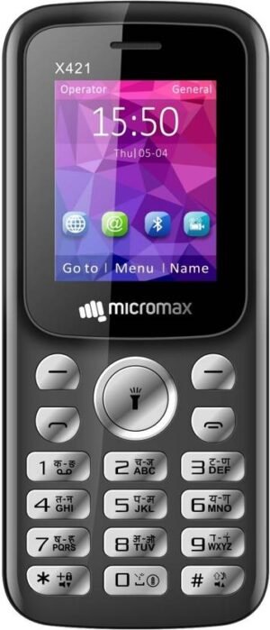 Micromax X421 (Black + Red)