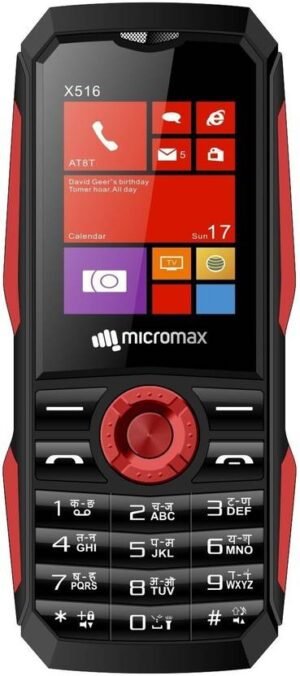 Micromax X516 (Black&Red)