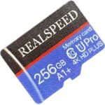 Realspeed microPlus U1 4K microPlus U1 4K 256 GB MMC Micro Card Class 10 140 MB/s Memory Card Compatible with Computer, Gaming Console, Mobile, Tablet