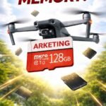 ARKETING MKM 114 UQN 128 128 GB Class 3 Class 10 120 MB/s Memory Card Compatible with Mobile, Tablet, Camera
