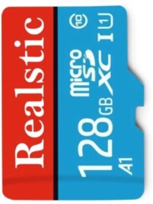 Realstic MMC CARD Memory Card sd card 128 GB MicroSD Card Class 10 130 MB/s Memory Card Compatible with Camera, Computer, Gaming Console, Mobile, Tablet