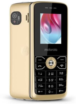 MOTOROLA A50V Dual Sim Keypad Phone|1750 mAh Battery|1.8inch Display|Expandable Upto 32GB (Gold)