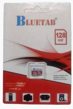 Bluetab MR C-229 X-Series 128 GB MMC Micro Card Class 10 24 MB/s Memory Card Compatible with Mobile, Camera, Tablet, Computer