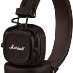 Marshall Major V Wireless On-Ear Headphones, 100 Hours playtime Bluetooth (Brown, On the Ear)