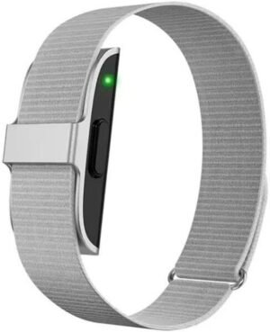 StyleOxx Smart Fitness Tracker,Heart Rate Tracking, Sleep & Stress Tracking with Free App (Grey Strap, Size : 25Cm (Only For IOS Device ))