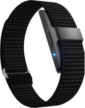 StyleOxx Smart Fitness Tracker,Heart Rate Tracking, Sleep & Stress Tracking with Free App (Black Strap, Size : 25Cm (Only For IOS Device ))