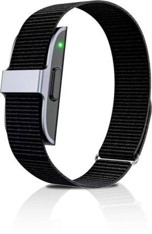 Alti Pace Fitness Tracker Band – Smart Health Band Activity Tracker with Lifetime Free App (Black Strap, Size : Free Size)