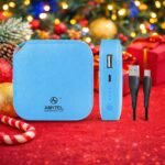 AMYTEL 10000 mAh 15 W Nano Pocket Size Power Bank (Blue, Lithium-ion, Power Delivery 2.0, Quick Charge 2.0, Quick Charge 3.0 for Mobile, Speaker, Tablet, Earbuds, Trimmer)