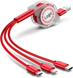 G2L NEW BRAND 3 IN 1 Mobile Charging Line fast Charging Cable Type-C Micro Phone Pin Charging Pad