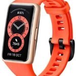 Huawei Band 6 (Amber Sunrise Strap, Size : Free Size)