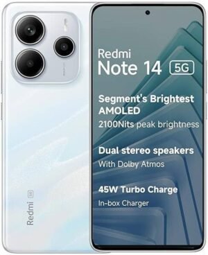 REDMI Note 14 5G (Mystique White, 256 GB) (8 GB RAM)