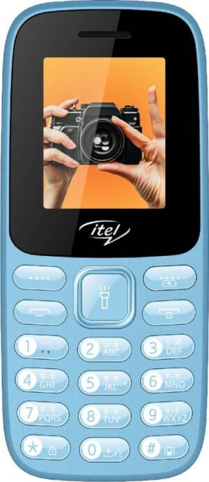 itel It2171 Keypad Mobile|1000 mAh battery|Expandable Storage upto 32GB (City Blue)