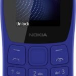 Nokia 105 Classic Single Sim Keypad Phone, Without Charger (Blue)