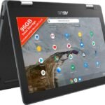 ASUS Chromebook Flip Touch Intel Celeron Dual Core N4020 – (4 GB/32 GB EMMC Storage/Chrome OS) C214MA-BU0704 Chromebook (11.6 inch, Dark Grey, 1.20 Kg)