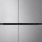 LG 694 L Frost Free Side by Side Refrigerator with Smart Inverter DoorCooling+, Hygiene Fresh+, Express Freeze (Platinum Silver 3, GC-B257SLUV)