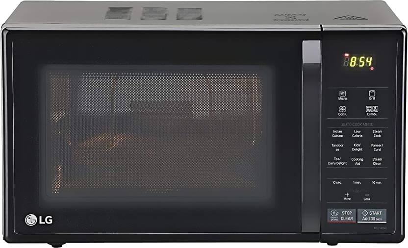 LG 21 L Convection Microwave Oven (MC2146BG, BLACK)